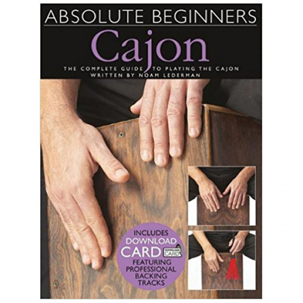 Absolute Beginners - Cajon Book + Download Card Μέθοδος για cajon