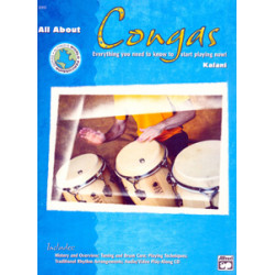 All About Congas + CD Μέθοδος εκμάθησης κόγκας-Περιλαμβάνει CD για ευκολότερη εξάσκηση