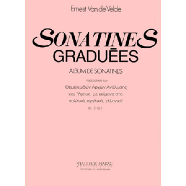 Van de Velde Ernest-Sonatines Graduees Op.131 Vol 1