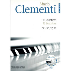 Clementi Muzio-12 Σονατίνες Op.36,37,38 + Mp3