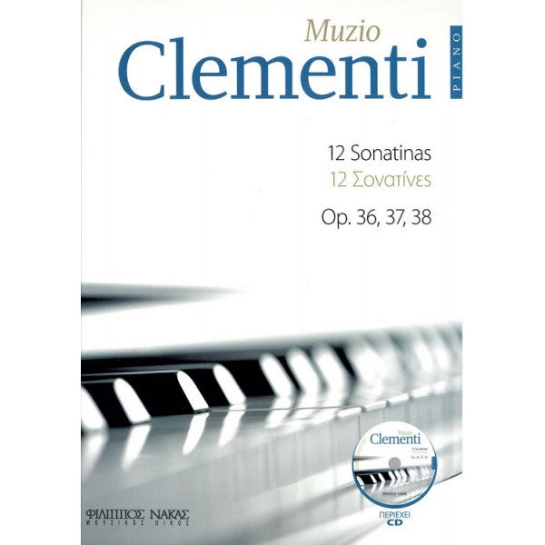 Clementi Muzio-12 Σονατίνες Op.36,37,38 + CD