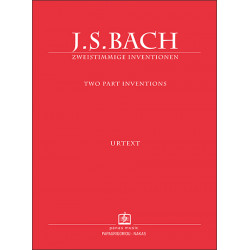 BACH JOHANN SEBASTIAN - ZWEISTIMMIGE INVENTIONEN (2 ΦΩΝΕΣ)
