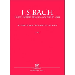 BACH JOHANN SEBASTIAN - NOTENBÜCHLEIN FÜR ANNA MAGDALENA [1725]