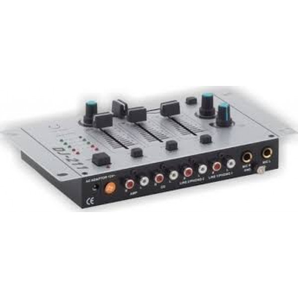 DJ ΜΙΚΤΗΣ MUSIC DJ-211  2 ΚΑΝΑΛΙΑ + 1MIC