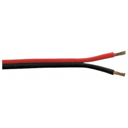 ΚΑΛΩΔΙΟ ΜΕΤΡΟΥ ΜΙΚΡΟΦΩΝΟΥ MUSIC IS-2R ΠΛΑΚΕ, 2 X 0,22MM BLACK