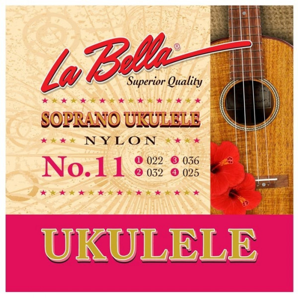 ΧΟΡΔΕΣ ΣΕΤ UKULELE LA BELLA SOPRANO 11