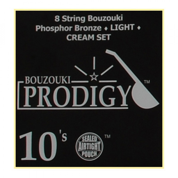 ΧΟΡΔΕΣ ΣΕΤ 8 ΜΠΟΥΖΟΥΚΙΟΥ PRODIGY CREAM PHOSPHOR BRONZE 010