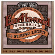 ΧΟΡΔΕΣ ΣΕΤ 12ΧΟΡΔΗΣ ERNIE BALL 2153 Phosphore Bronze.