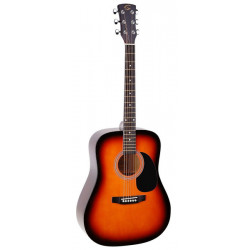 ΚΙΘΑΡΑ ΑΚΟΥΣΤΙΚΗ SOUNDSATION YELLOWSTONE RED SUNBURST