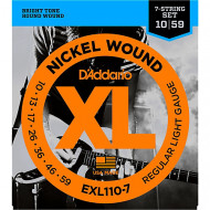 ΧΟΡΔΕΣ ΣΕΤ ΗΛΕΚΤΡΙΚΗΣ  DADDARIO EXL-110-7  7ΧΟΡΔΗΣ