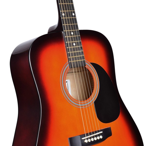 ΚΙΘΑΡΑ ΑΚΟΥΣΤΙΚΗ SOUNDSATION YELLOWSTONE RED SUNBURST