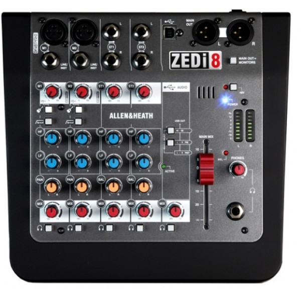 ΚΟΝΣΟΛΑ  ALLEN & HEATH ZED-i8 USB 8 ΕΙΣΟΔΩΝ