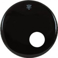 ΔΕΡΜΑ  REMO CM-0821 EBONY (ΜΕ ΤΡΥΠΑ ΑΚΡΗ) 18'' BASS