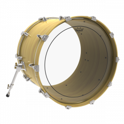 ΔΕΡΜΑ REMO PS-1318 PINSTRIPE CLEAR 18'' BASS