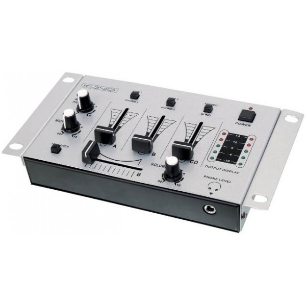 DJ ΜΙΚΤΗΣ NEDIS MIXD-050GY  3 ΚΑΝΑΛΙΑ