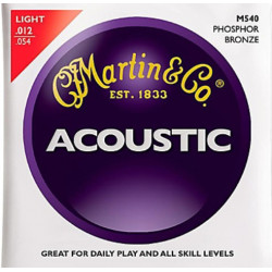 ΧΟΡΔΕΣ ΣΕΤ ΑΚΟΥΣΤΙΚΗΣ  MARTIN M-540 PHOSPHOR BRONZE 012-054