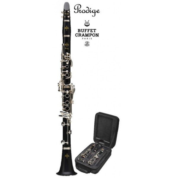 ΚΛΑΡΙΝΟ BUFFET PRODIGE Βb (Boehm) EBONITE SILVER