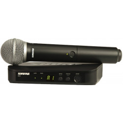 ΑΣΥΡΜΑΤΟ ΣΥΣΤΗΜΑ SHURE  BLX-24E PG-58  ΧΕΙΡΟΣ