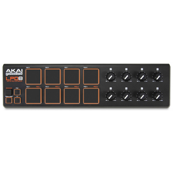 MIDI CONTROLLER AKAI LPD-8-V2 USB PAD