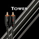 ΚΑΛΩΔΙΟ AUDIOQUEST TOWER ΚΑΡΦΙ 3.5mm STEREO ΑΡΣ - 2RCA ΑΡΣ 1.5m.