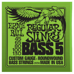 ΧΟΡΔΕΣ ΣΕΤ ΜΠΑΣΟΥ  ERNIE BALL 2836  045-130 5-ΧΟΡΔΟΥ