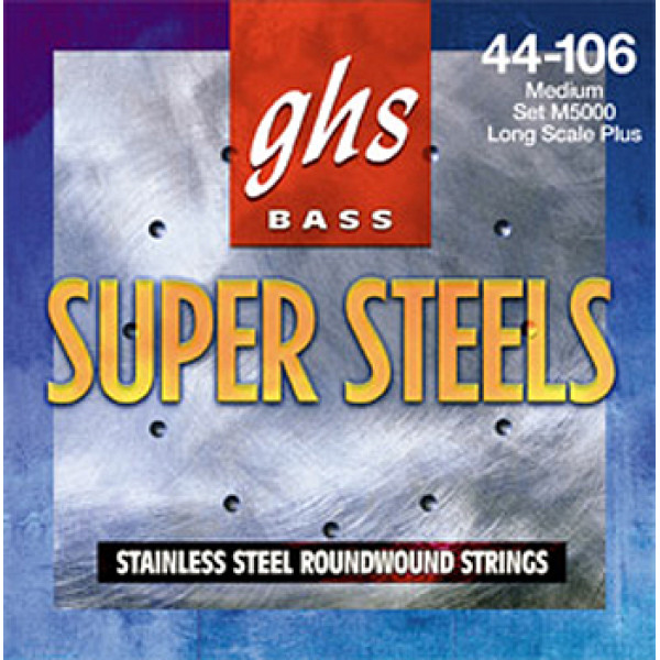 ΧΟΡΔΕΣ ΣΕΤ ΜΠΑΣΟΥ GHS STEINLESS STEEL 5M-STB 044-126 5ΧΟΡΔΟΥ