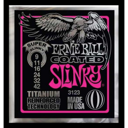 ΧΟΡΔΕΣ ΣΕΤ ΗΛΕΚΤΡΙΚΗΣ  ERNIE BALL 3123 COATED SUPER 09-042