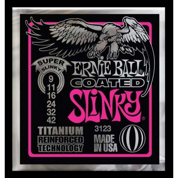 ΧΟΡΔΕΣ ΣΕΤ ΗΛΕΚΤΡΙΚΗΣ  ERNIE BALL 3123 COATED SUPER 09-042