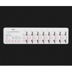 NANOKONTROL-2 KORG SLIMLINE USB SLIDER BLACK-WHITE