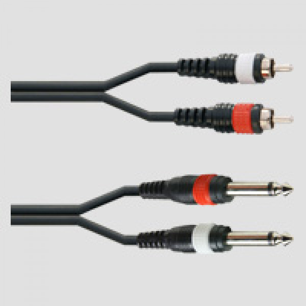 ΚΑΛΩΔΙΟ DDS TLC-153/1.5m  2RCA ΑΡΣ - 2ΚΑΡΦΙ ΑΡΣ 1.5m