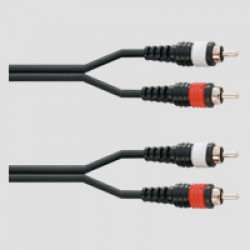 ΚΑΛΩΔΙΟ DDS TLC-153-1/1,5m  2RCA ΑΡΣ - 2RCA ΑΡΣ 1,5m