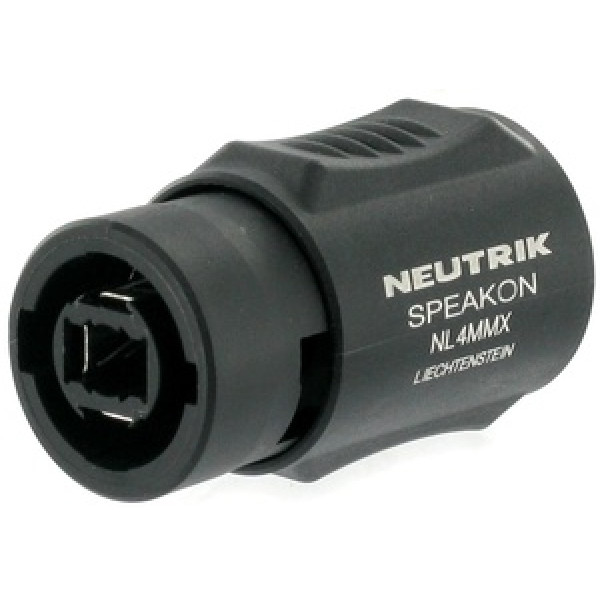 ΒΥΣΜΑ ΑΝΤΑΠΤΟΡ NEUTRIK NL-4MMX SPEAKON-SPEAKON LOCK