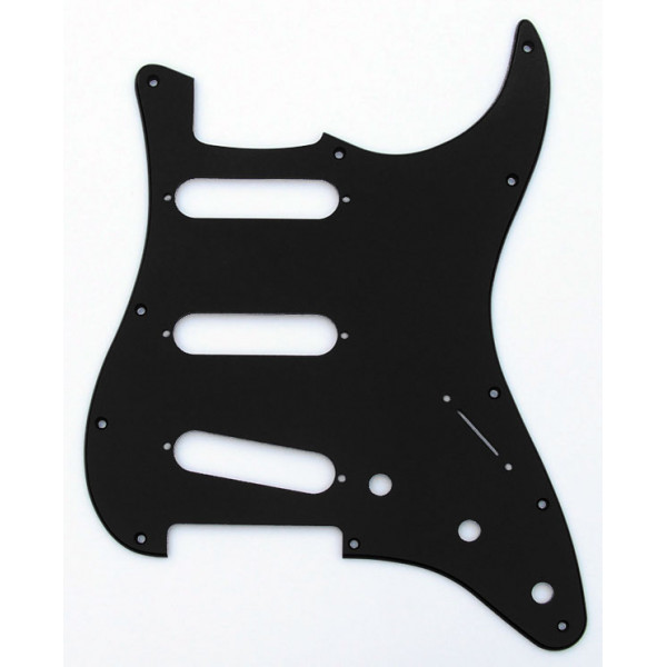 PICKGUARD MUSIC STRAT  SSS BLACK