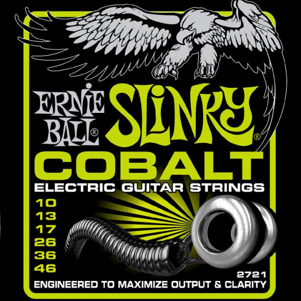 ΧΟΡΔΕΣ ΣΕΤ ΗΛΕΚΤΡΙΚΗΣ  ERNIE BALL 2721 COBALT  10-46