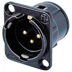 ΒΥΣΜΑ XLR NEUTRIK NC-3MD-LX-B  ΑΡΣΕΝΙΚΟ