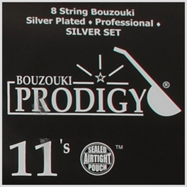 ΧΟΡΔΕΣ ΣΕΤ 8 ΜΠΟΥΖΟΥΚΙΟΥ PRODIGY   SILVER PROFESSIONAL 011