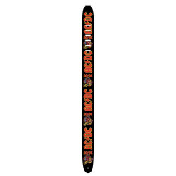 ΖΩΝΗ  PERRI'S  AC/DC 2.5'' LEATHER ΚΙΘΑΡΑΣ