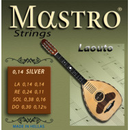 ΧΟΡΔΕΣ ΣΕΤ 8  ΛΑΟΥΤΟΥ ΣΤΕΡΙΑΝΟ MASTRO   SILVER 014