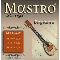 ΧΟΡΔΕΣ ΣΕΤ 6 ΜΠΑΓΛΑΜΑ  MASTRO   SILVER 009