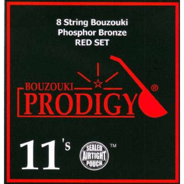 ΧΟΡΔΕΣ ΣΕΤ 8 ΜΠΟΥΖΟΥΚΙΟΥ PRODIGY RED PHOSPHOR BRONZE 011